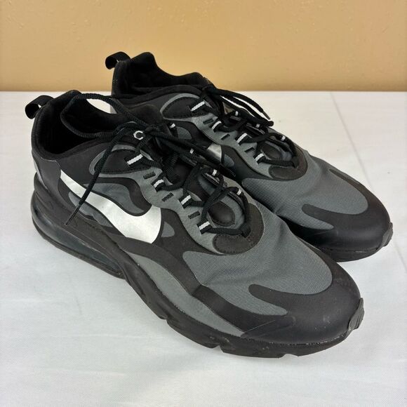 Nike Air Max 270 React Black /Dark Gray/Silver Men’s Sz 11.5 (CD2049-001) - Picture 2 of 14